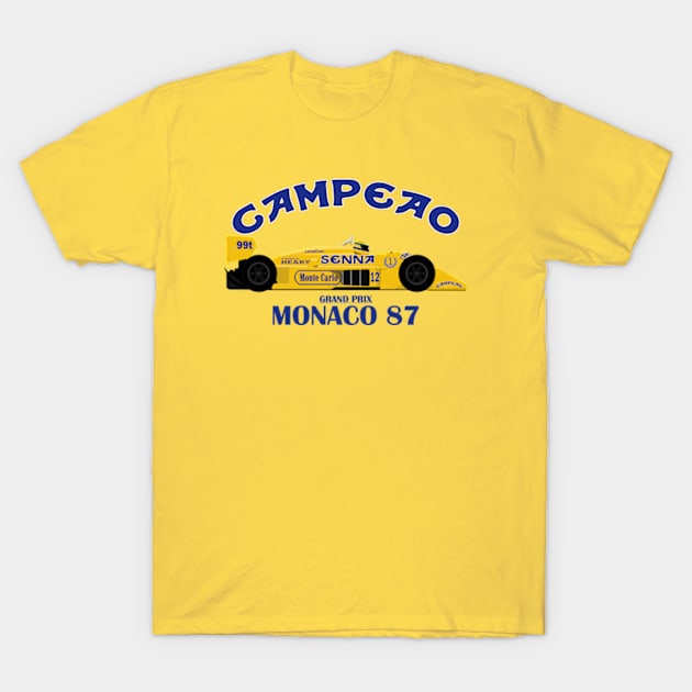 Campeao Senna T-Shirt by Machina Fanaticus